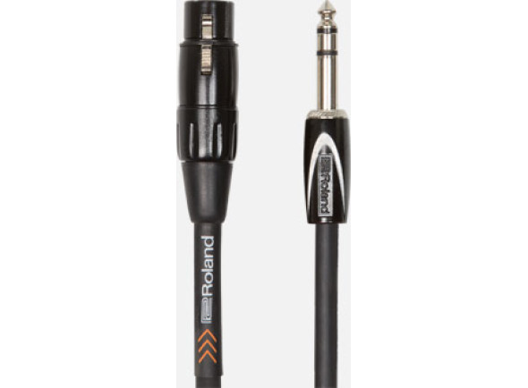 <b>Roland RCC-3-TRXF Cabo Microfone XLR fêmea Jack stereo balanceado 1 metro comprimento Garantia Vitalícia</b> <b>Roland RCC-3-TRXF Cabo Microfone XLR fêmea Jack stereo balanceado 1 metro comprimento Garantia Vitalícia</b>